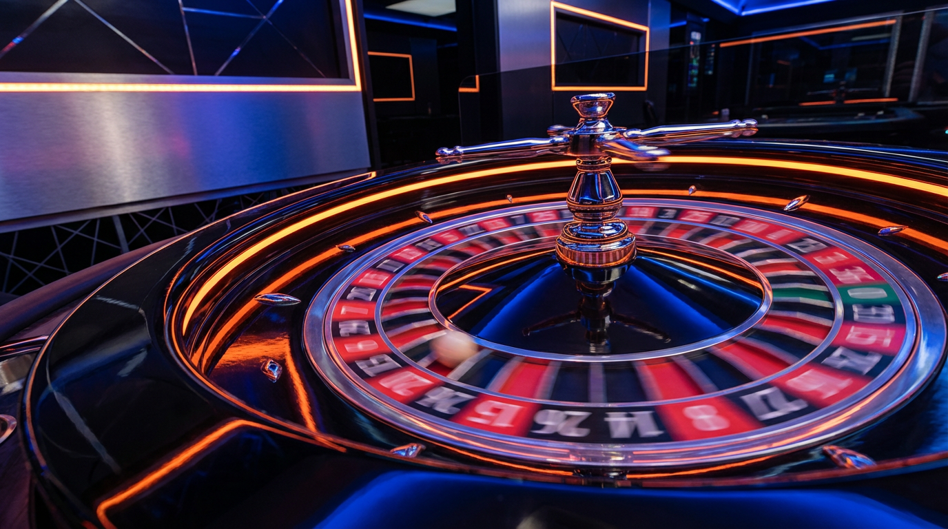 Roleta Europeia em Movimento